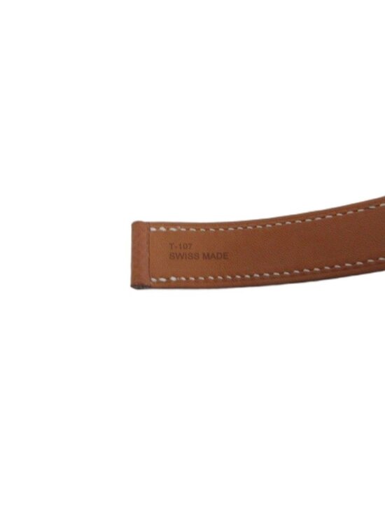 Hermes Leather Bracelet Watch Brown main image 7